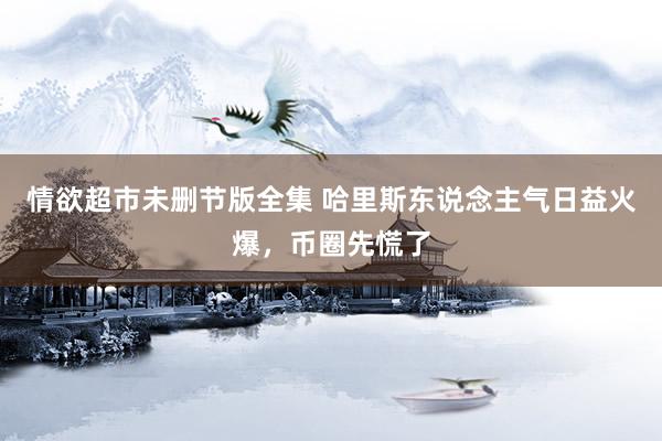 情欲超市未删节版全集 哈里斯东说念主气日益火爆，币圈先慌了