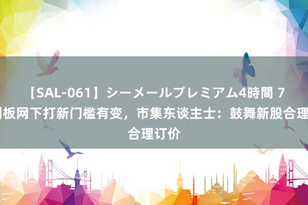 【SAL-061】シーメールプレミアム4時間 7 科创板网下打新门槛有变，市集东谈主士：鼓舞新股合理订价