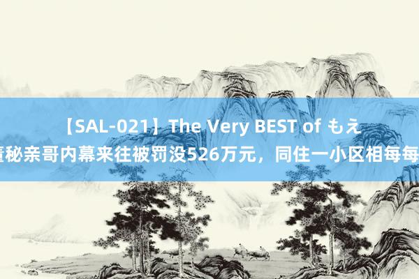 【SAL-021】The Very BEST of もえ 董秘亲哥内幕来往被罚没526万元，同住一小区相每每常