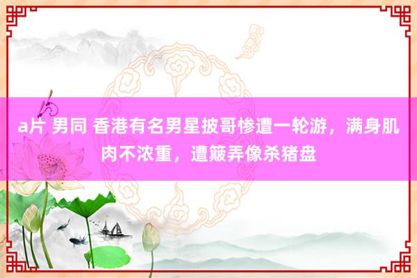 a片 男同 香港有名男星披哥惨遭一轮游，满身肌肉不浓重，遭簸弄像杀猪盘